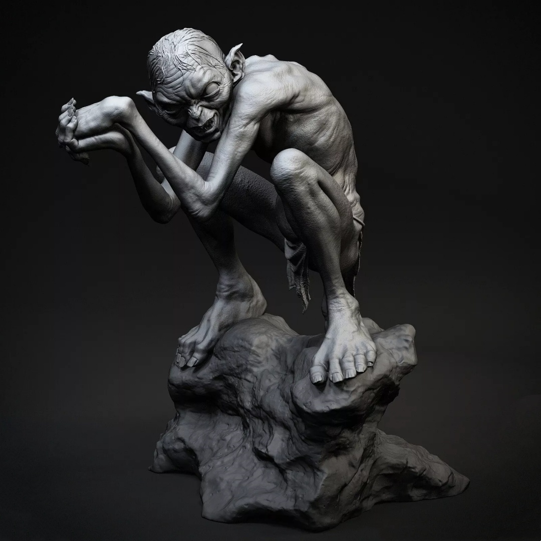 3D Printing Construction - 1/24 Scale Resin Figure Dwarf Monster