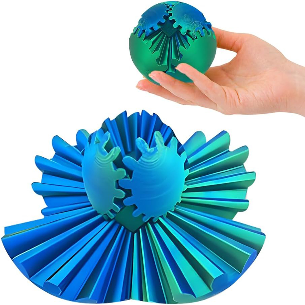3D Printing Fidget Toys - Gear Ball 3D Printed Fidget Toys