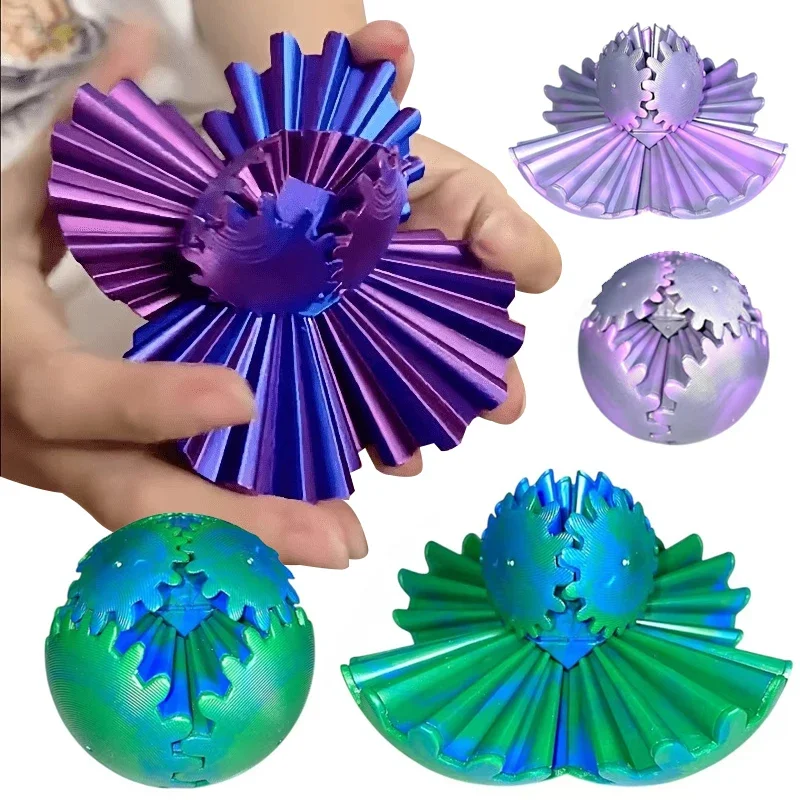 3D Printing Fidget Toys - Gear Ball 3D Printed Fidget Toys