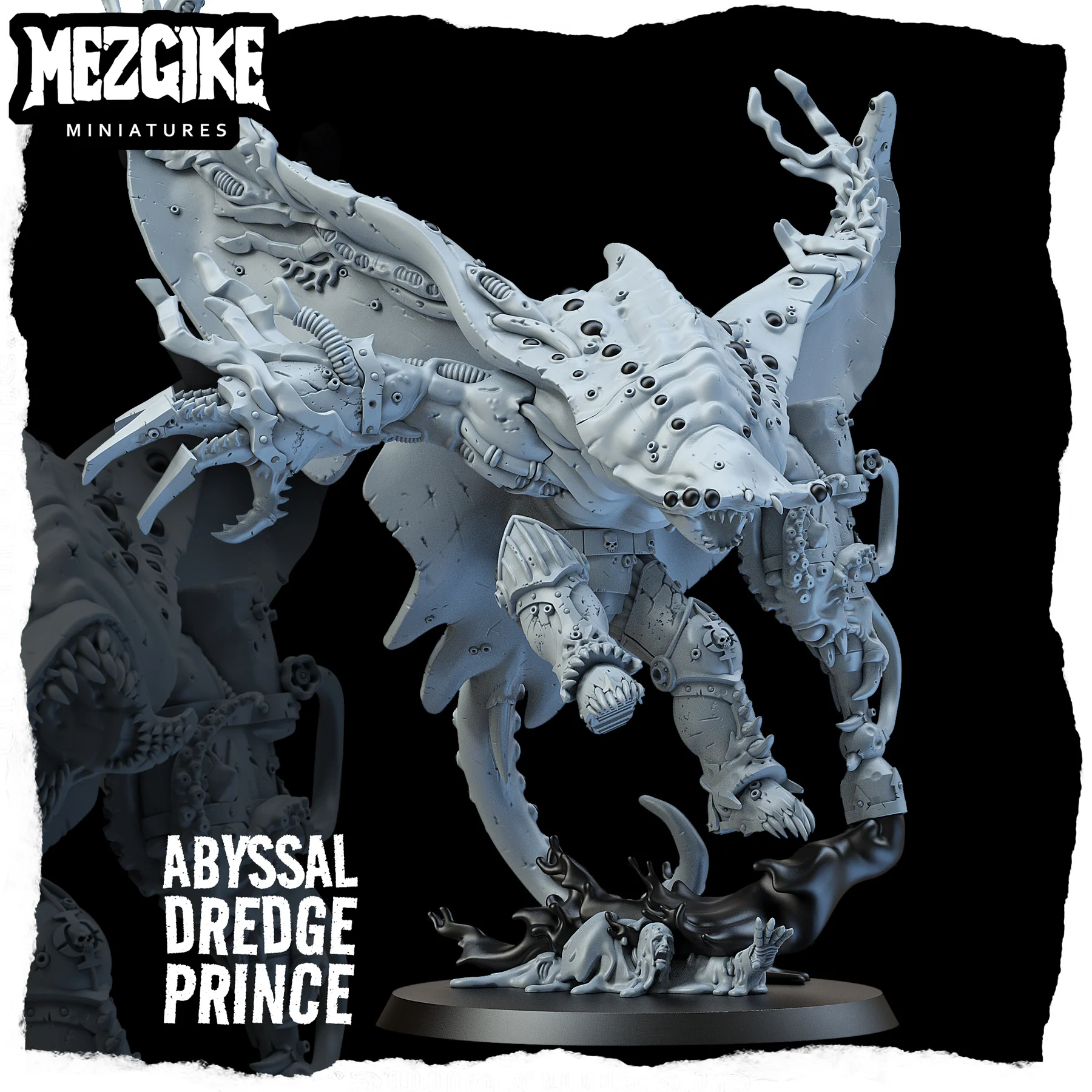 3D Printing Construction - Abyssal dredge prince, Plague Figure, Space