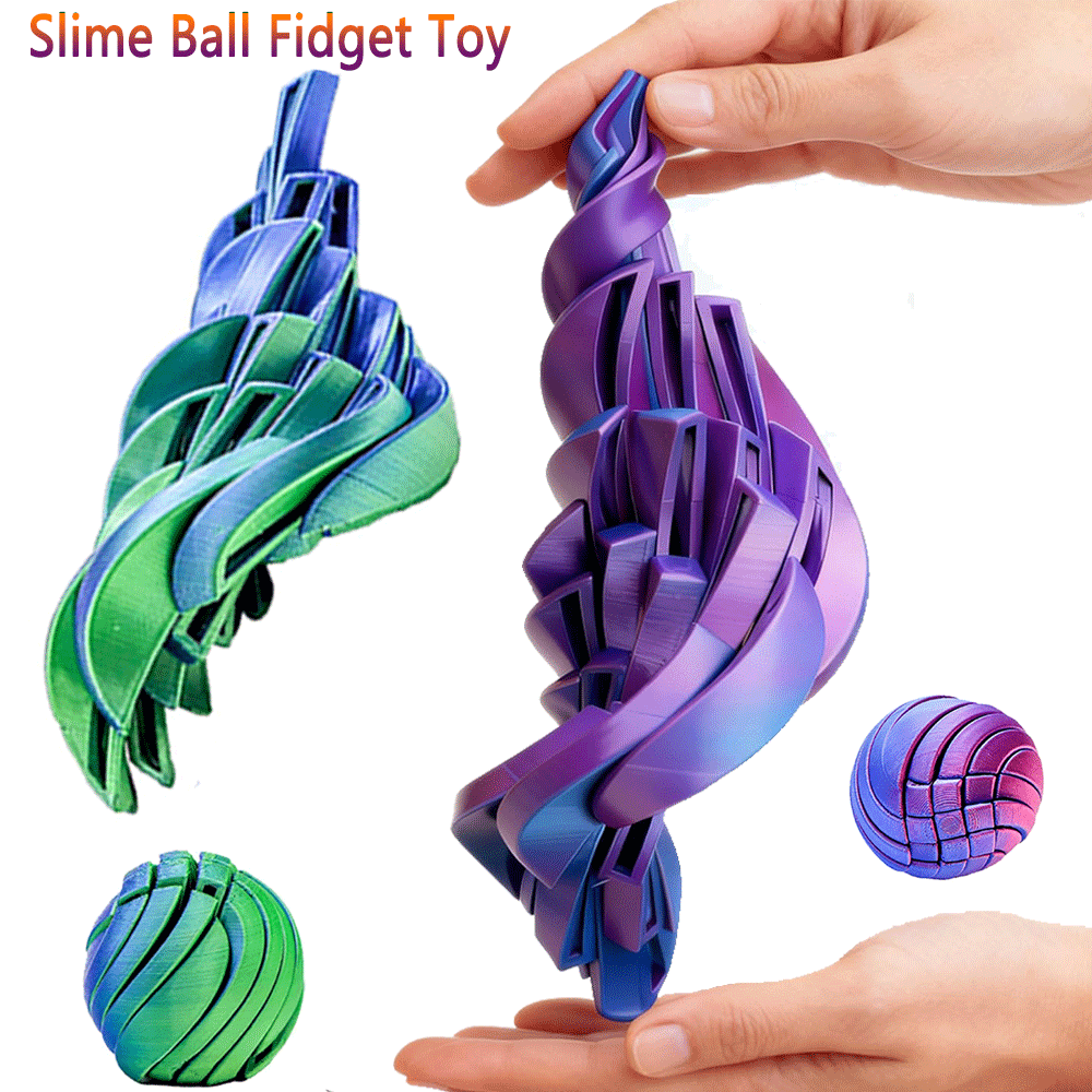 3D Printing Fidget Toys - Slime Ball Fidget Toy 3D Printed