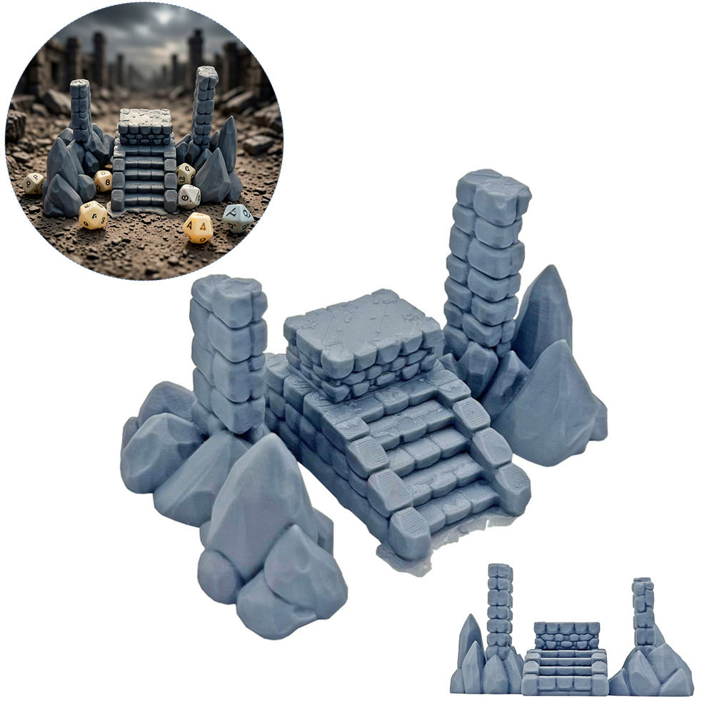 3D Printing Construction - 3D Printed Fantasy Terrain Pack Altar