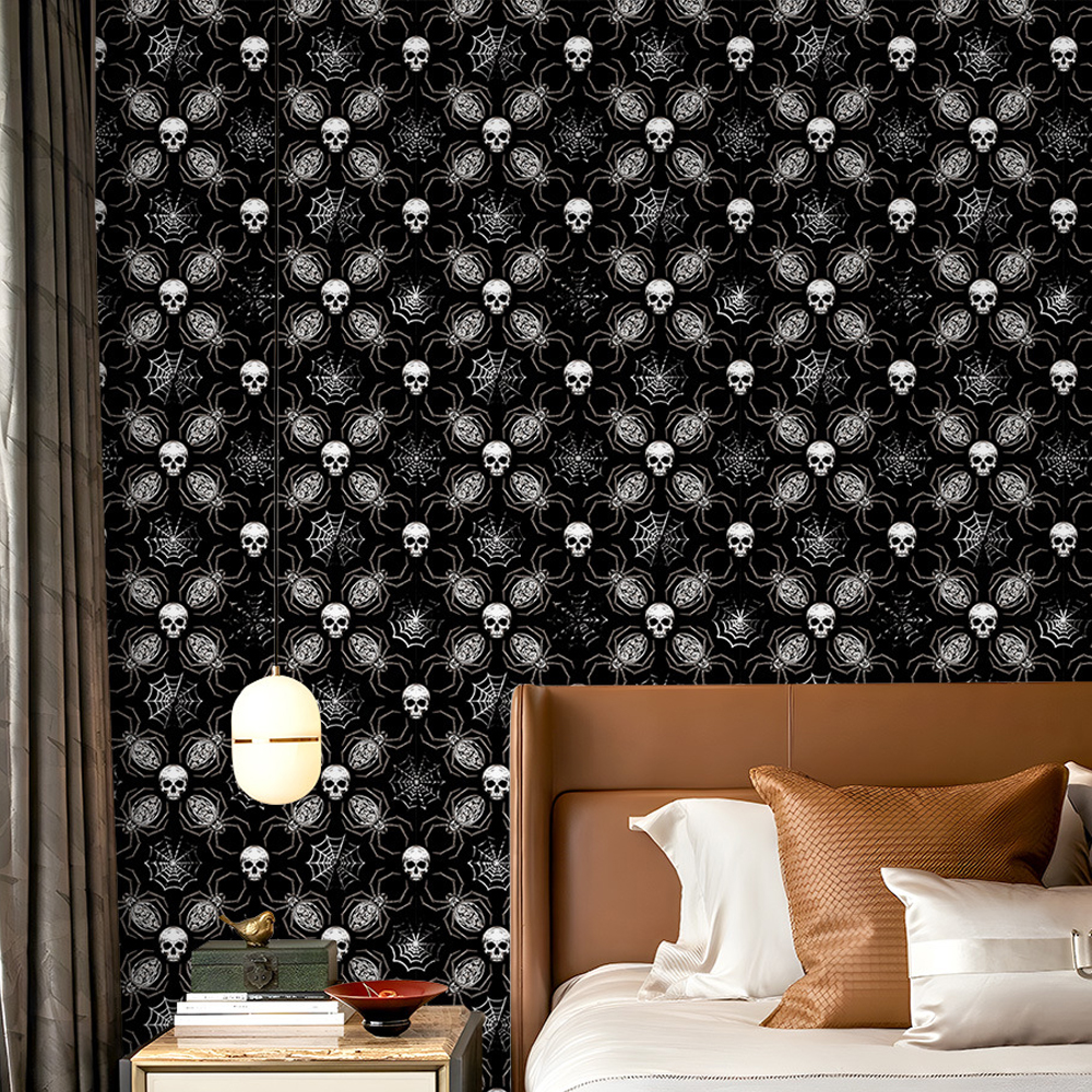 3D Printing Web - Skeleton Spider Webs Self Adhesive Wallpaper