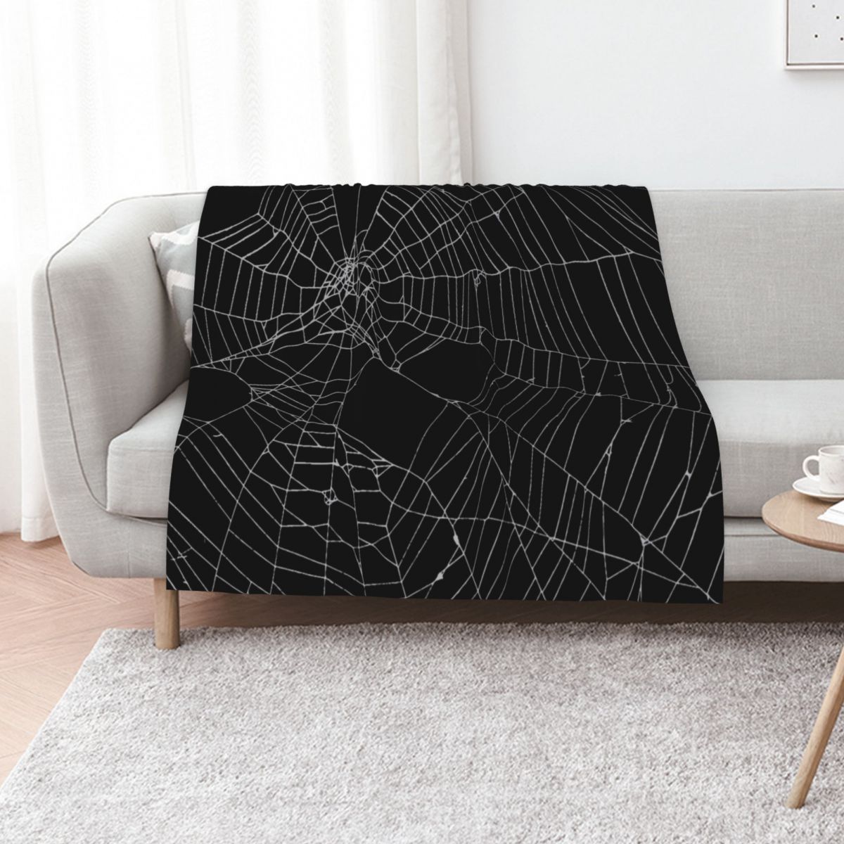 3D Printing Web - SpiderWeb Web Throw Blanket Soft Bedroom