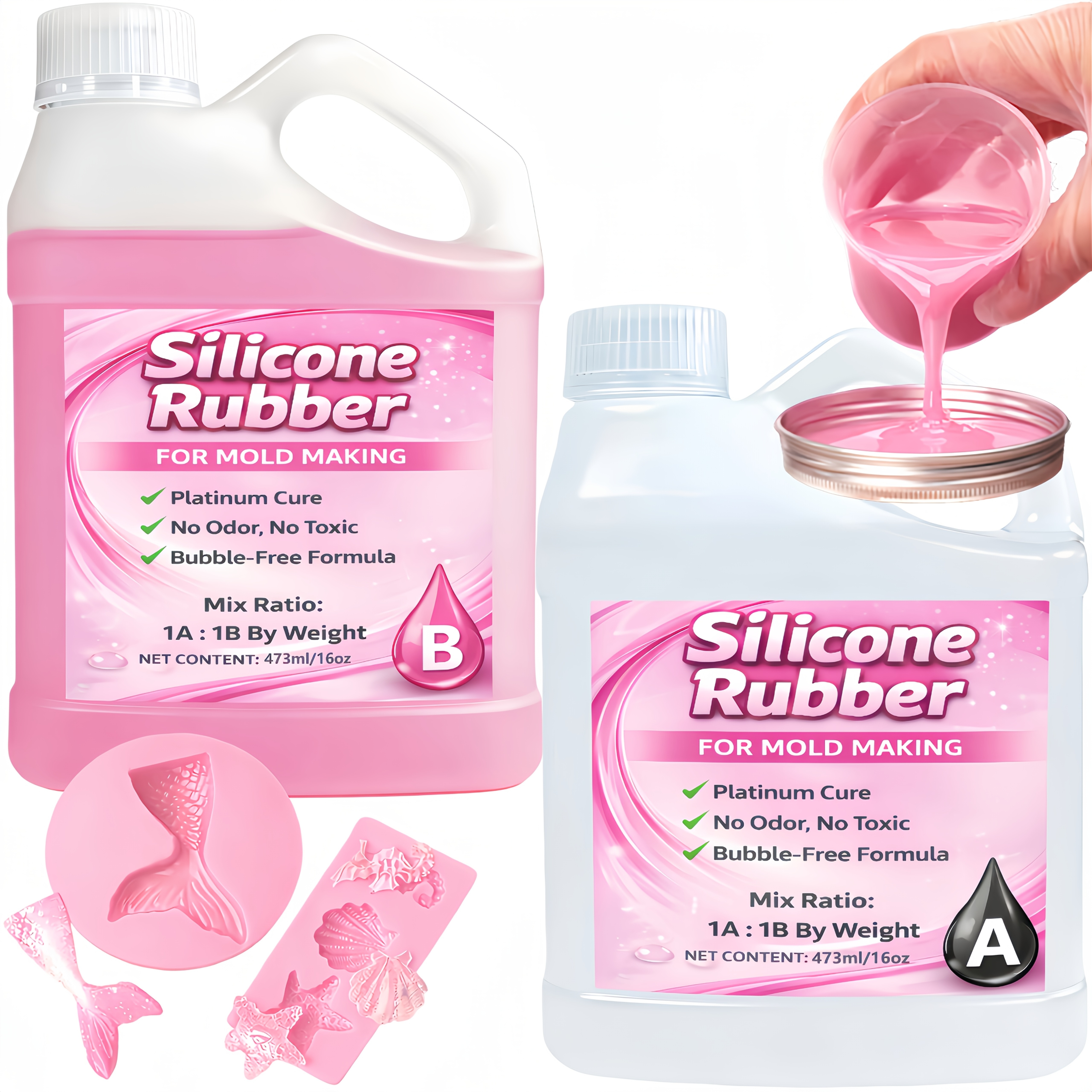 1:1 Silicone Mold Kit, ultra s - 3D Printing Ptc ulasan dan harga