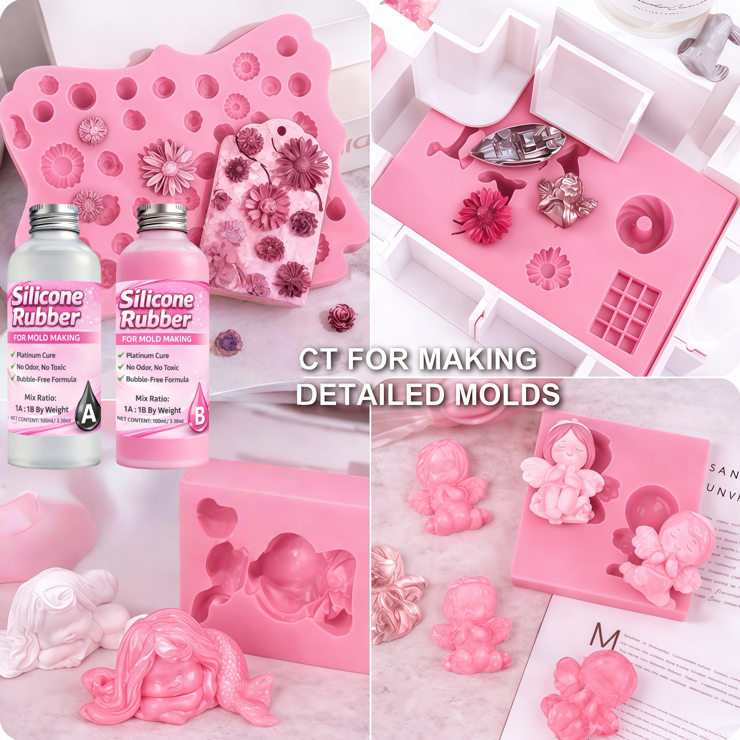 1:1 Silicone Mold Kit, ultra s - 3D Printing Ptc ulasan dan harga