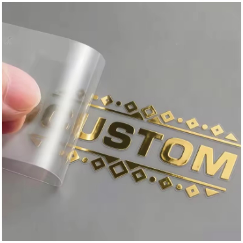 Custom 3D Gold Transfer Sticke - 3D Printing Gold ulasan dan harga
