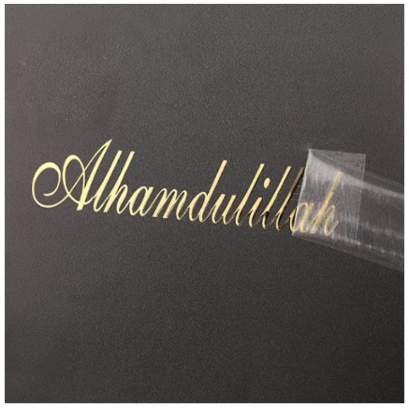 Custom 3D Gold Transfer Sticke - 3D Printing Gold ulasan dan harga