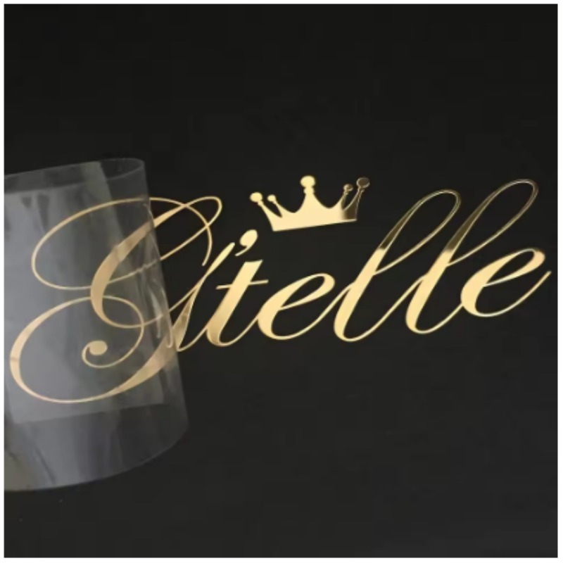 Custom 3D Gold Transfer Sticke - 3D Printing Gold ulasan dan harga