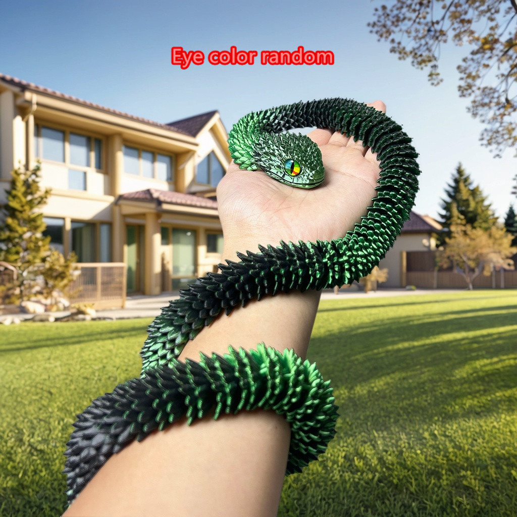 Action Figure 3D Printed Snake - 3D Printing Drawing ulasan dan harga