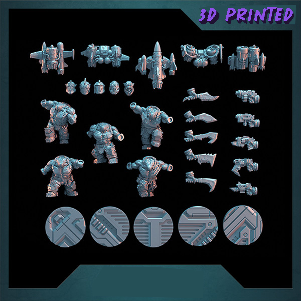 Rocket Orcs  Armour Miniature, - 3D Printing Construction ulasan dan harga