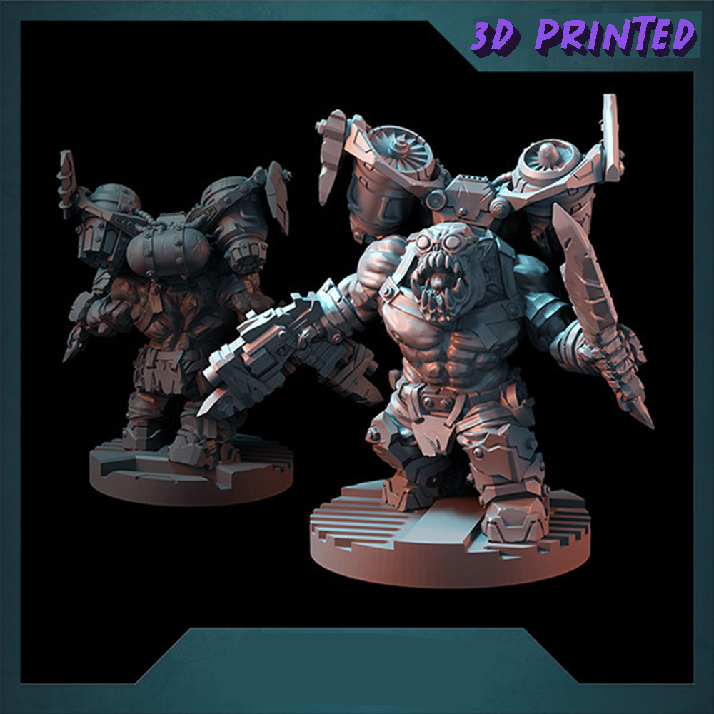 Rocket Orcs  Armour Miniature, - 3D Printing Construction ulasan dan harga