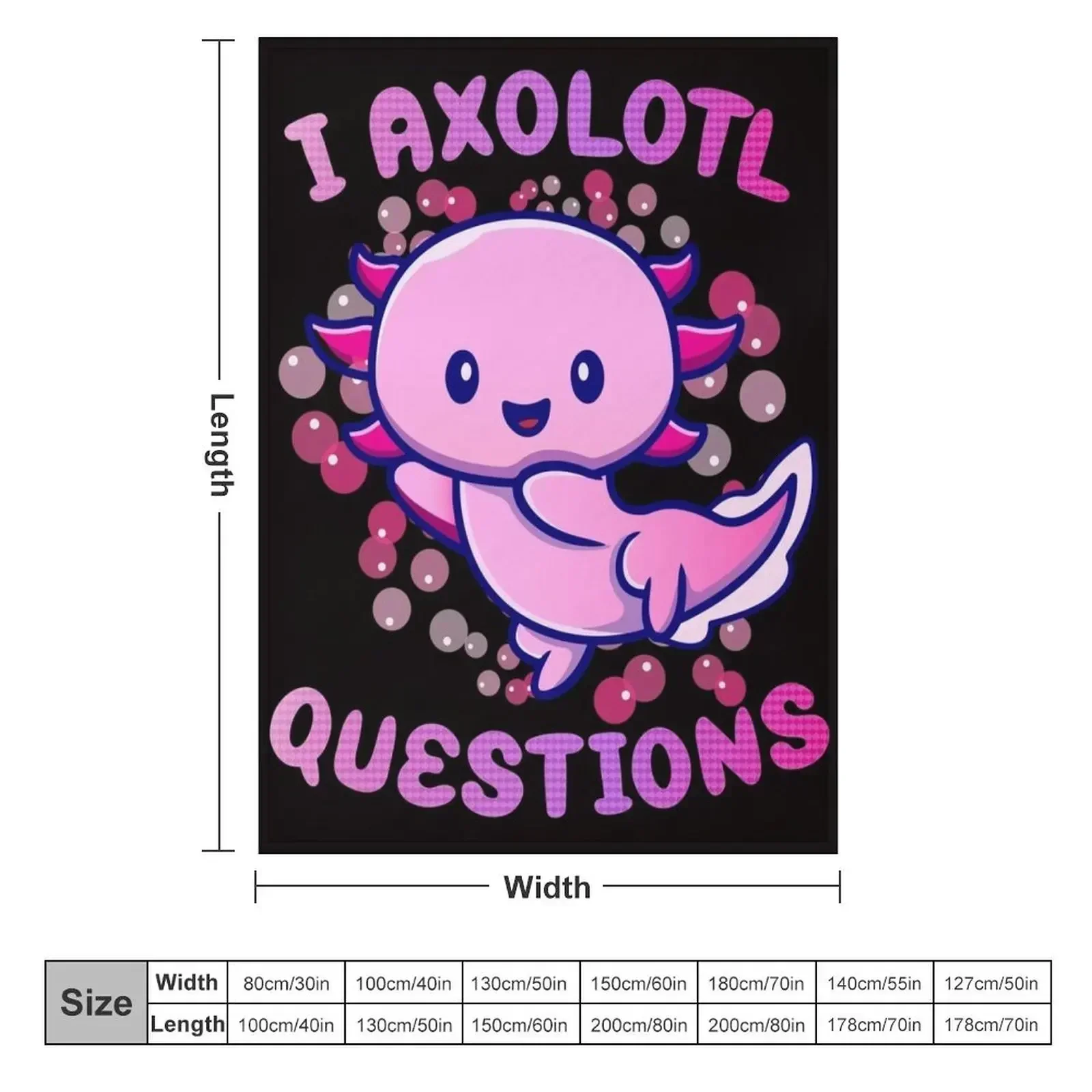 i axolotl questions Throw Blan - 3D Printing Questions ulasan dan harga