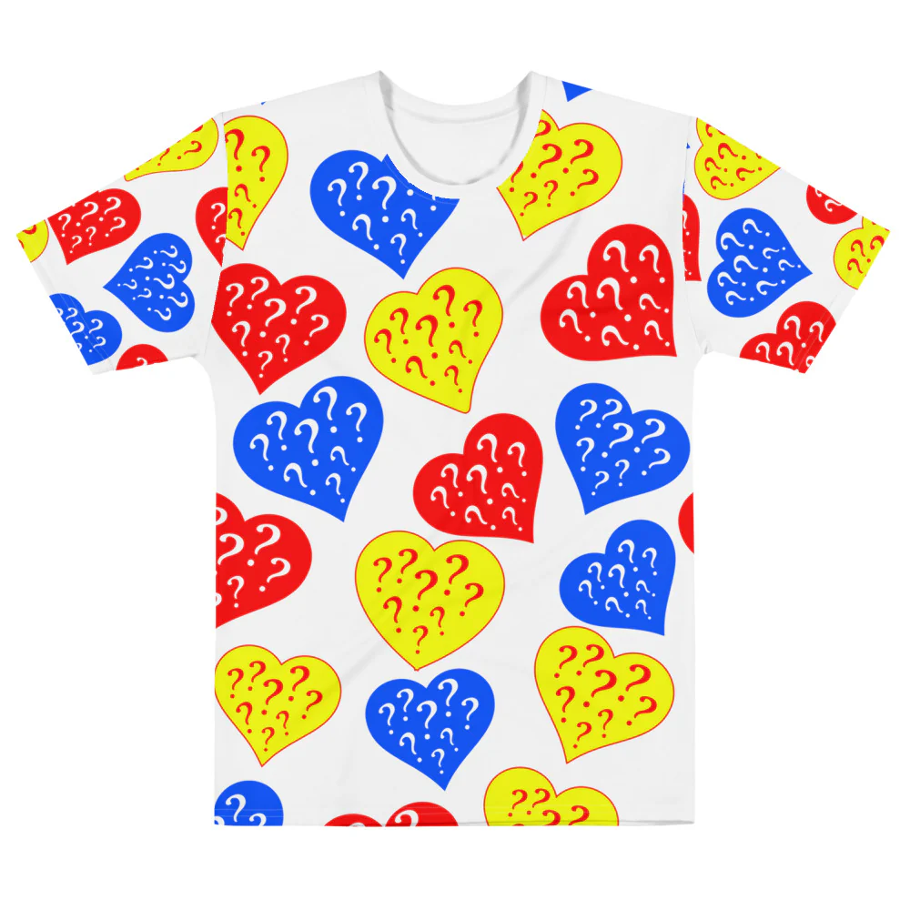 Colorful Heart Question Mark 3 - 3D Printing Questions ulasan dan harga