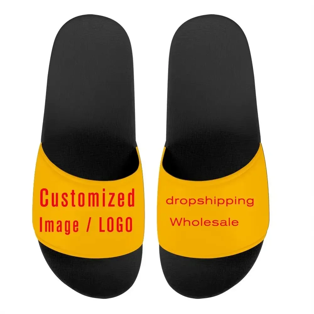 Custom Shoes Men Slippers Flip - 3D Printing Designing ulasan dan harga
