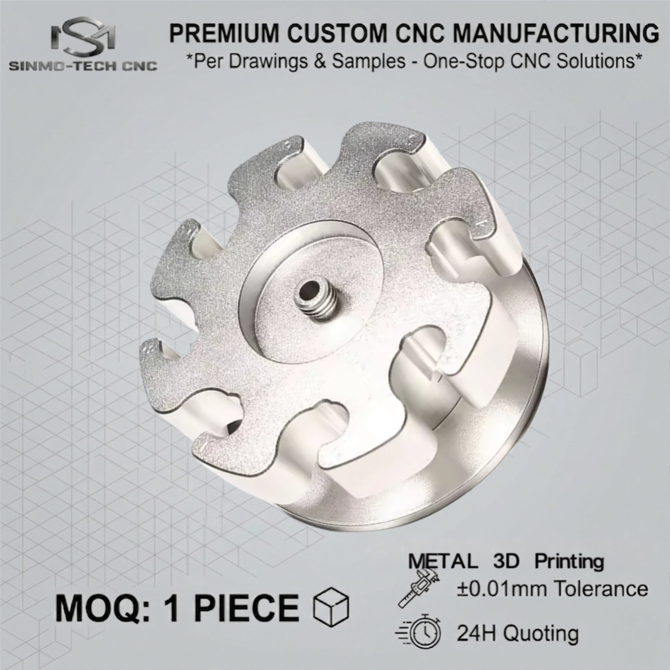Custom Titanium 3D Printing Se - 3D Printing Files ulasan dan harga