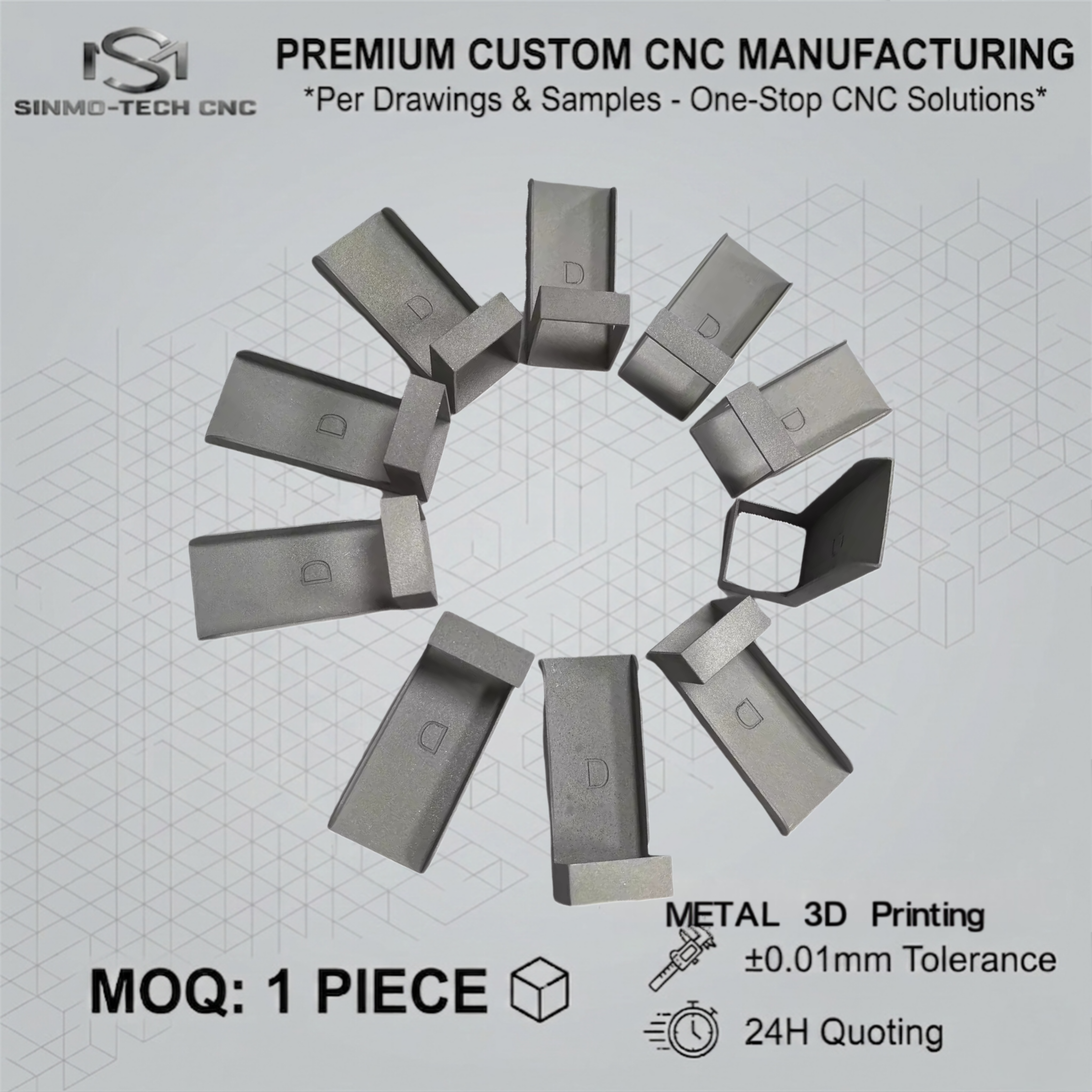 Custom Titanium 3D Printing Se - 3D Printing Files ulasan dan harga