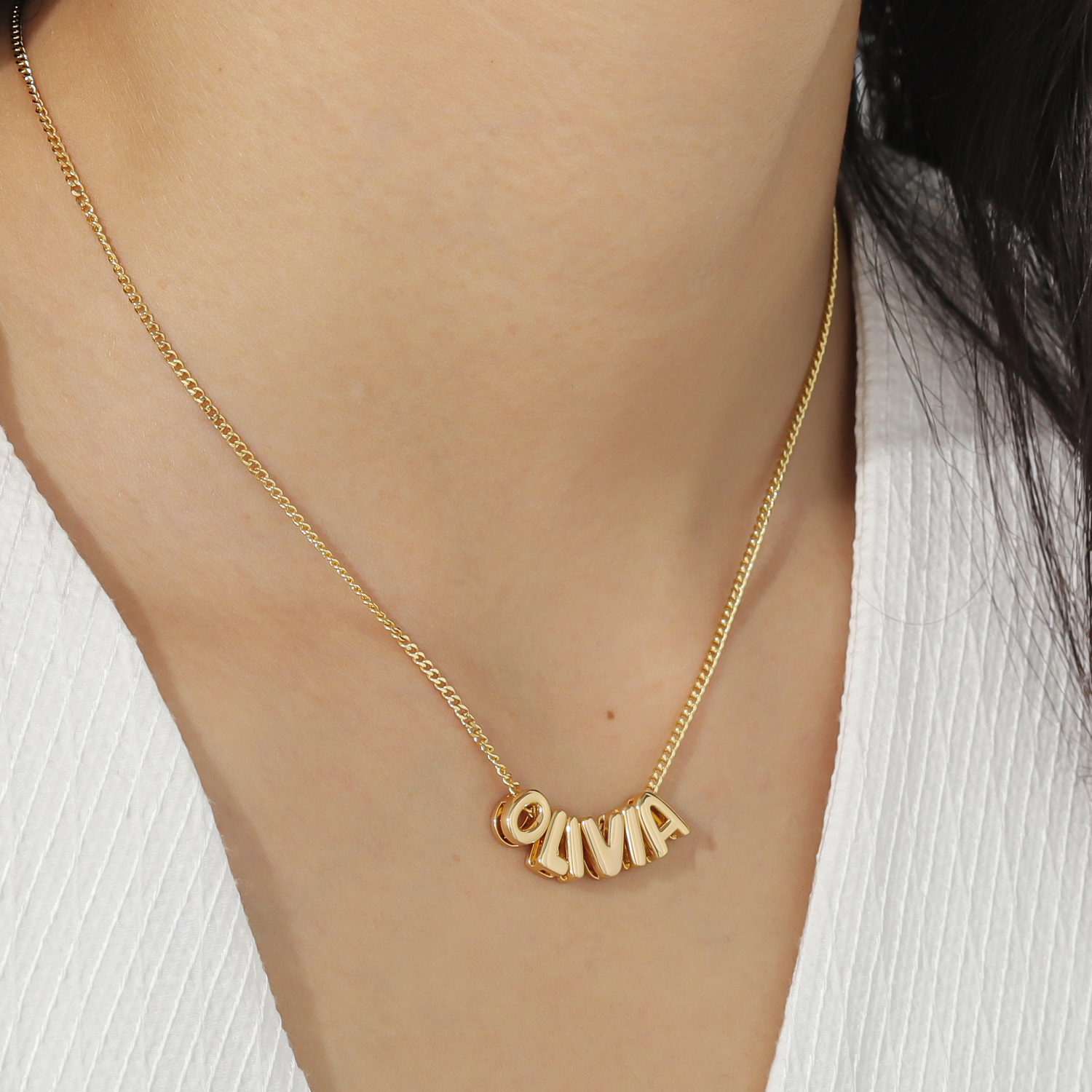 MYDIY Personalized Puff Name N - 3D Printing Gold ulasan dan harga