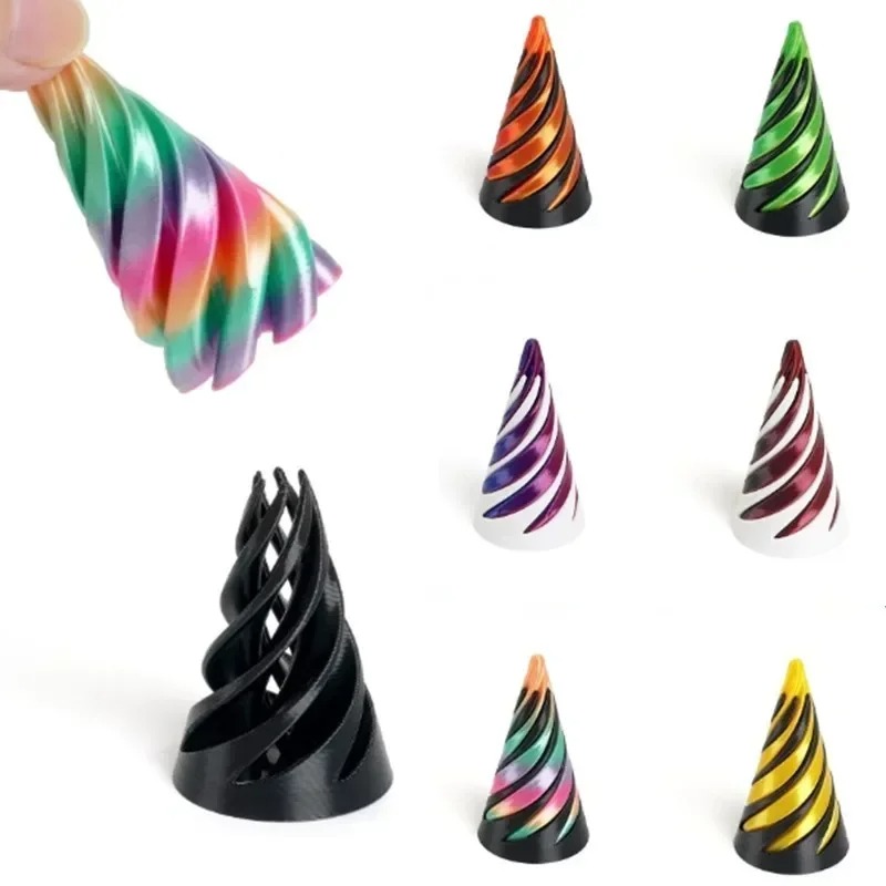3D Printed Spiral Fidget Toys  - 3D Printing Fidget Toys ulasan dan harga
