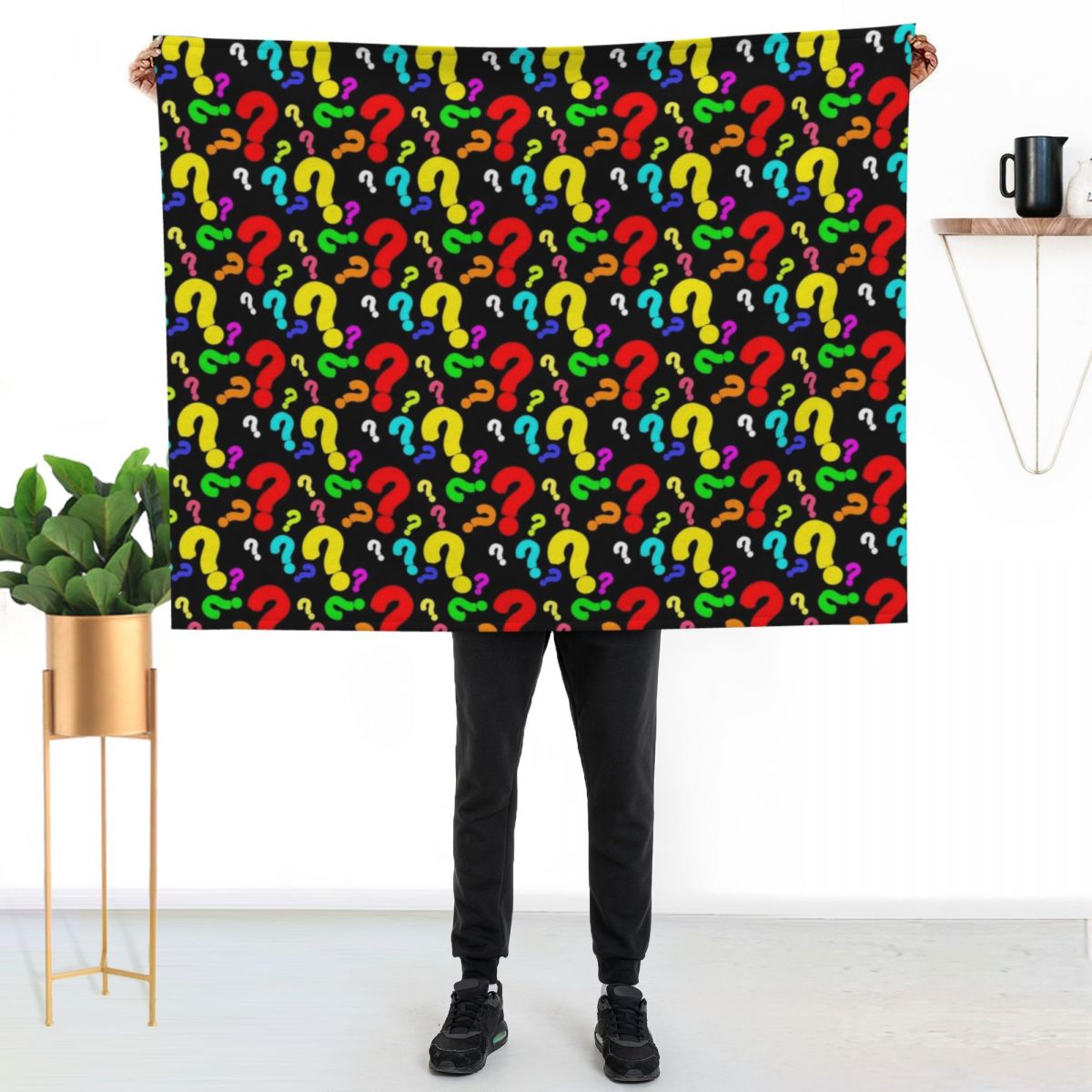 Colorful Question Mark Pattern - 3D Printing Questions ulasan dan harga