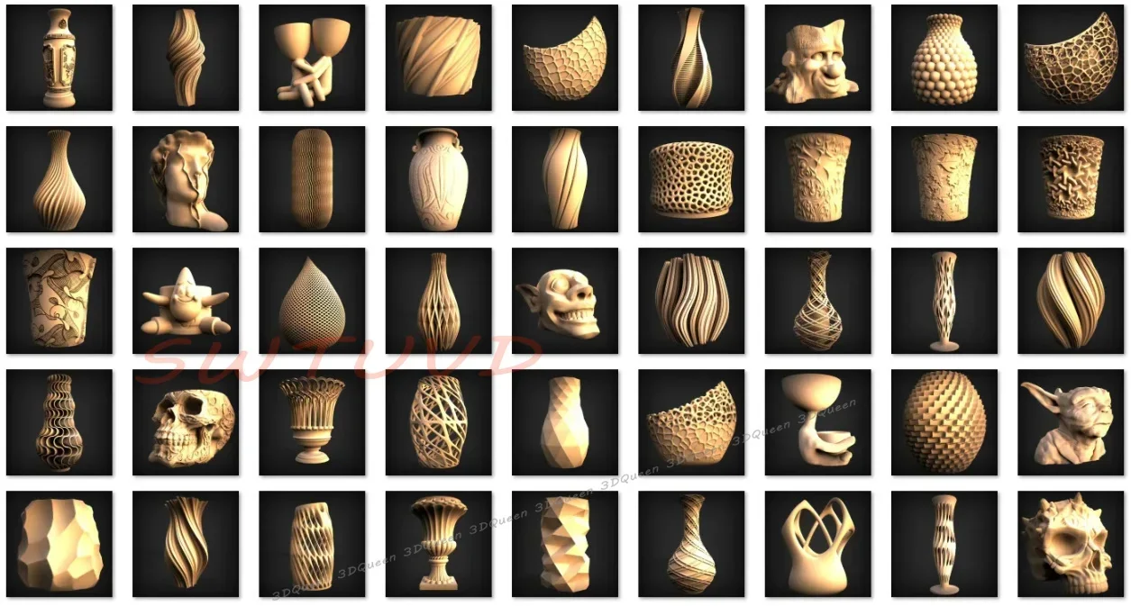 440+ Planter POT Vase STL File - 3D Printing Files ulasan dan harga