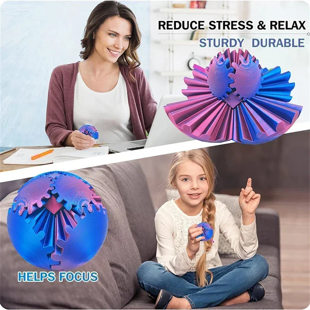 Gear Ball 3D Printed Fidget To - 3D Printing Fidget Toys ulasan dan harga