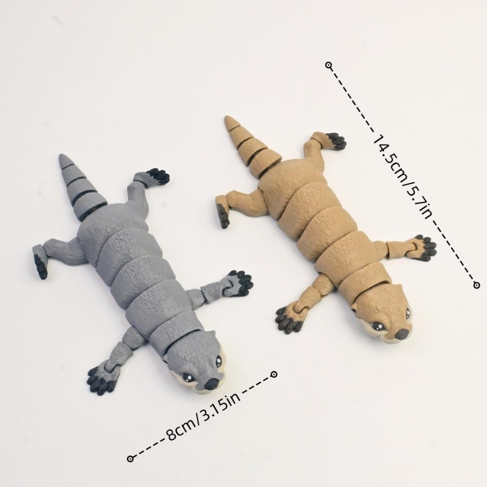 Cute 3D Printed Otter 3D Anima - 3D Printing Fidget Toys ulasan dan harga