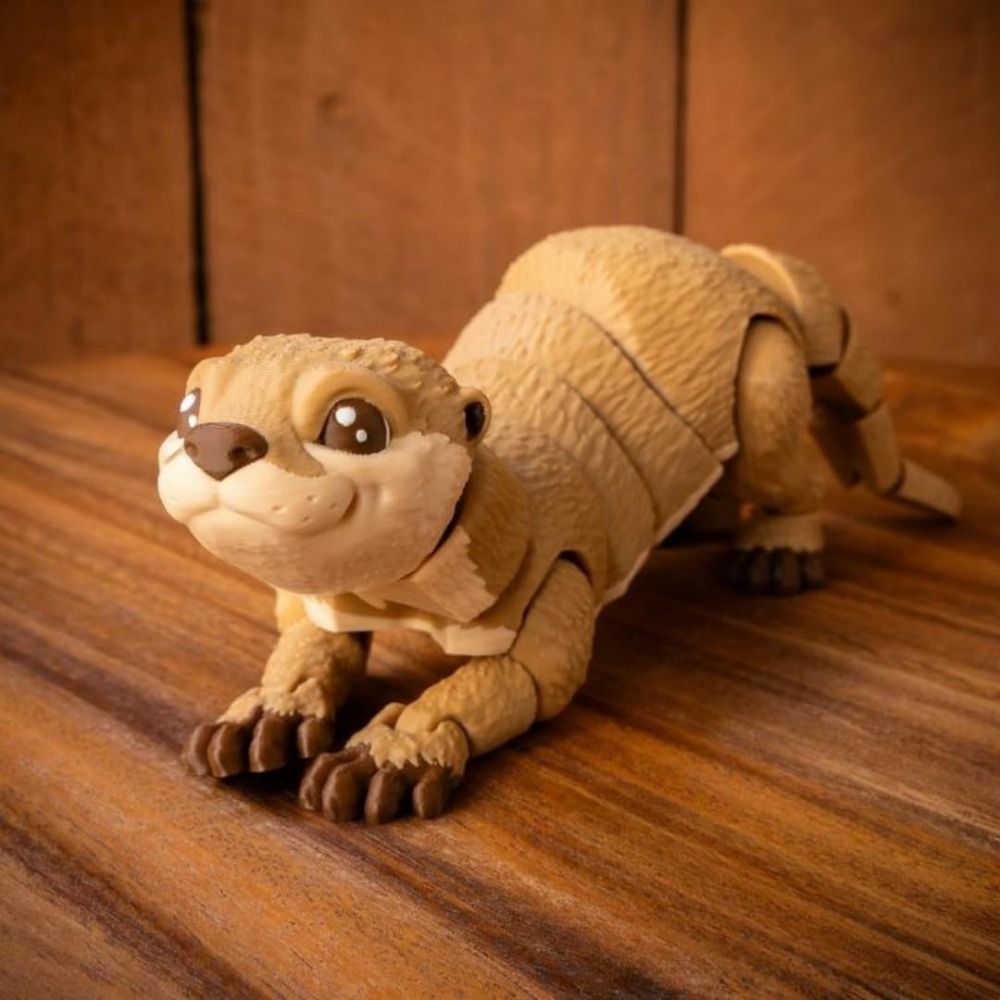 Cute 3D Printed Otter 3D Anima - 3D Printing Fidget Toys ulasan dan harga