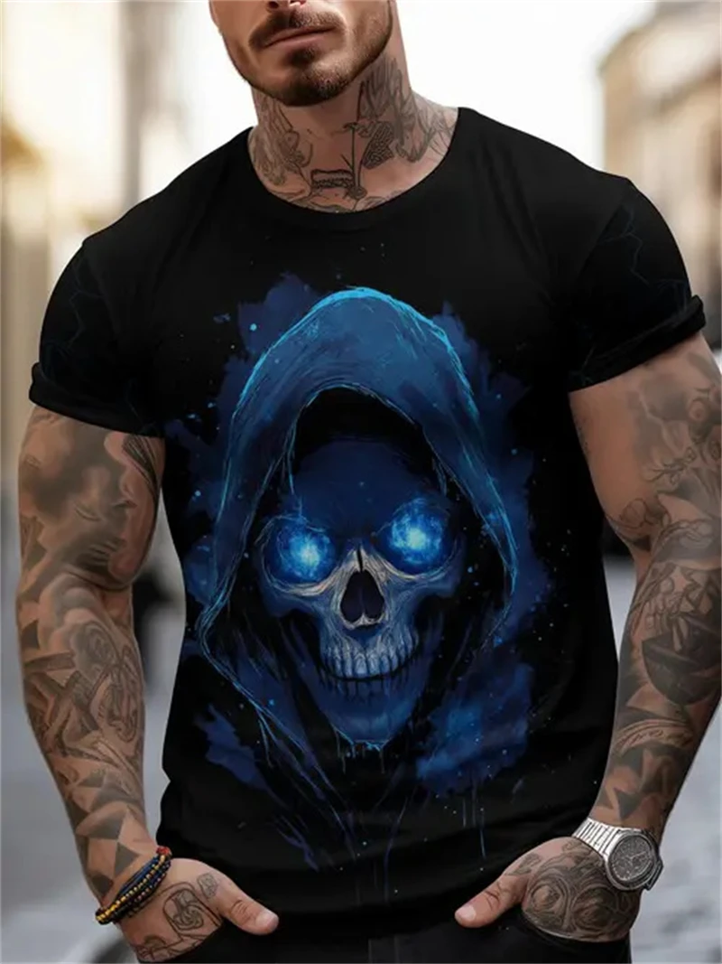 Men's Black Skull Question Mar - 3D Printing Questions ulasan dan harga