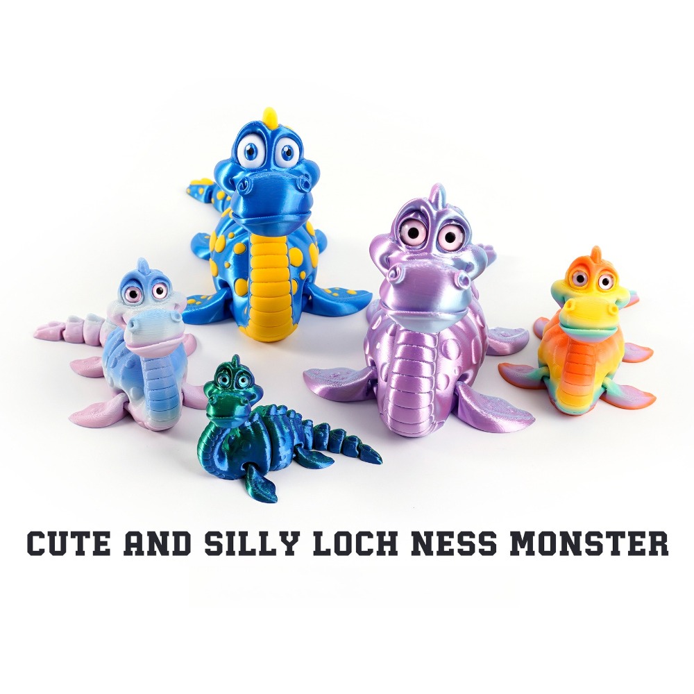 3D Printed Loch Ness Figures T - 3D Printing Construction ulasan dan harga