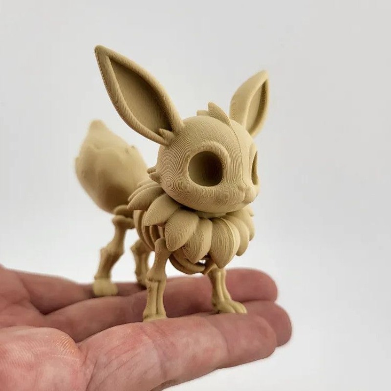 Pokémon Fossil Bone Model Eeve - 3D Printing Idea ulasan dan harga