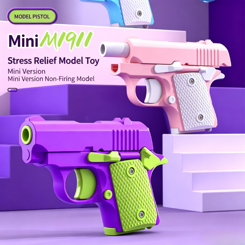 Mini 3D Print 1911 Children'S  - 3D Printing Fidget Toys ulasan dan harga