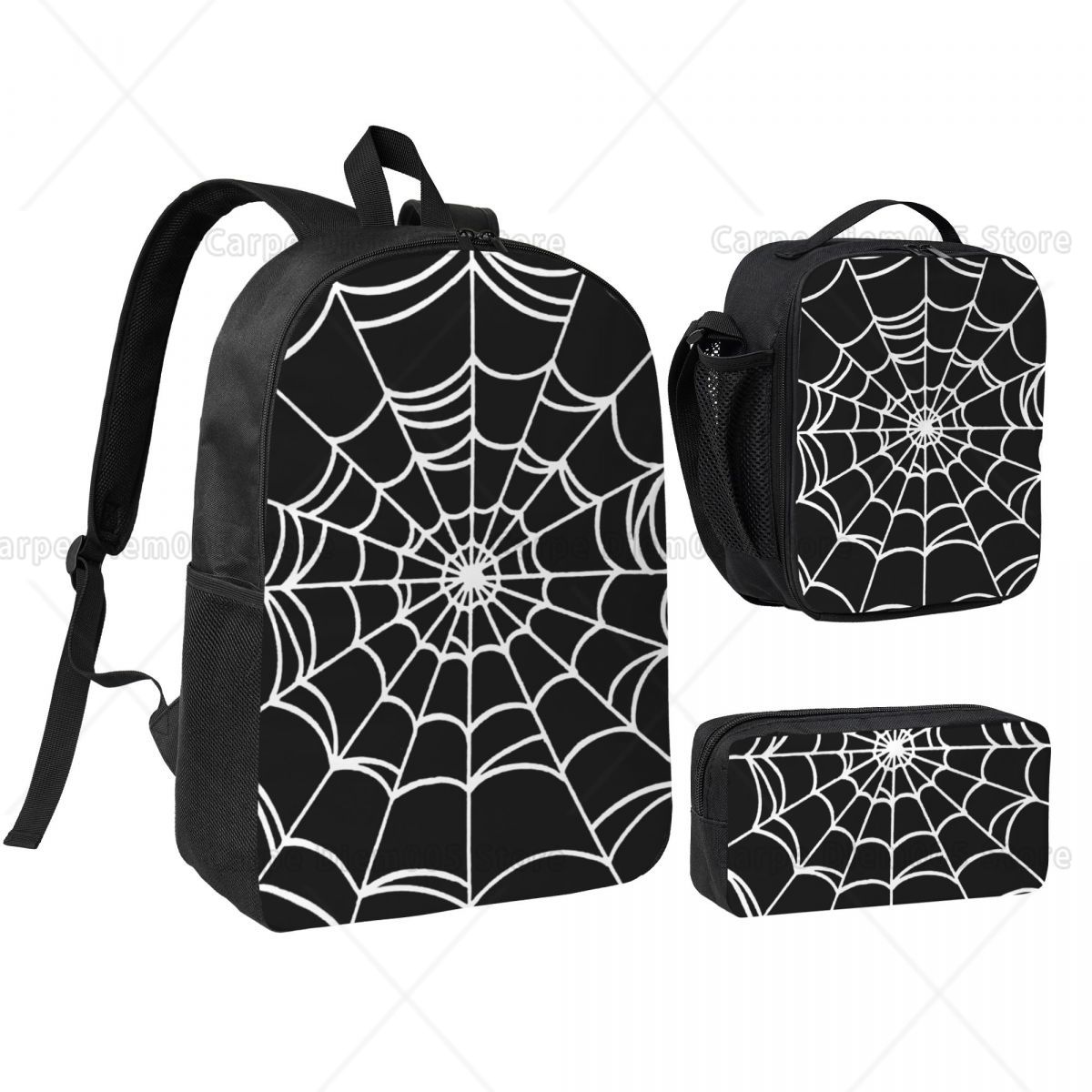 Black Web Spider Prints Backpa - 3D Printing Web ulasan dan harga