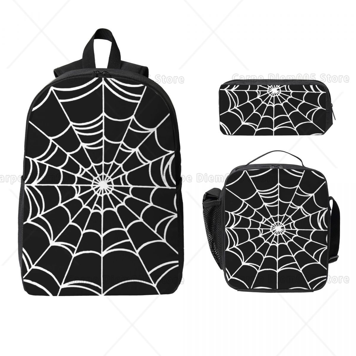 Black Web Spider Prints Backpa - 3D Printing Web ulasan dan harga