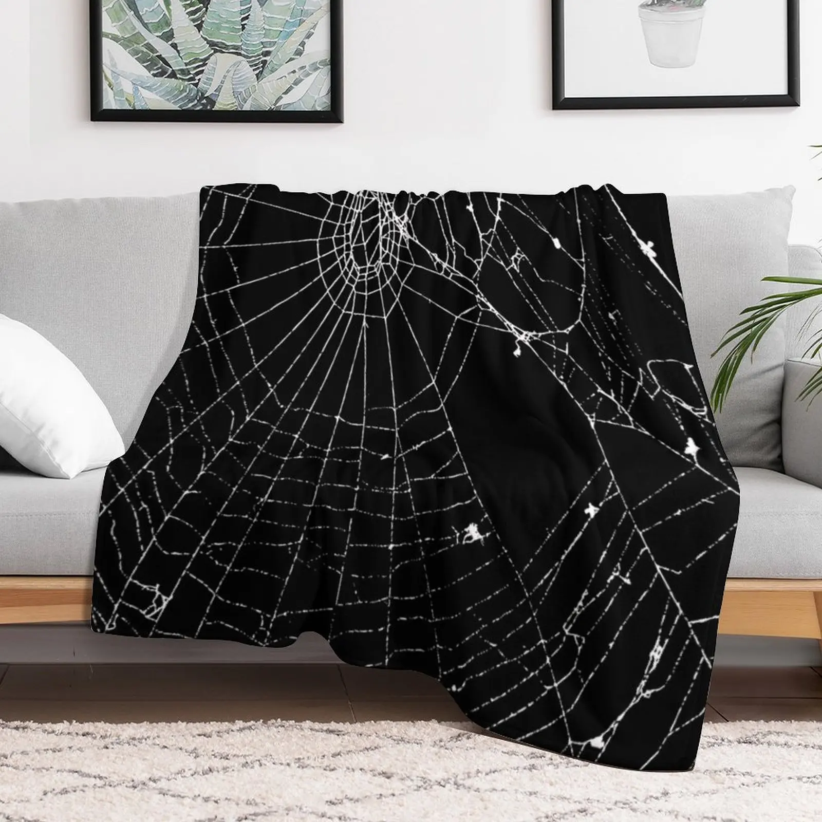 Spider Web Throw Blanket Fluff - 3D Printing Web ulasan dan harga