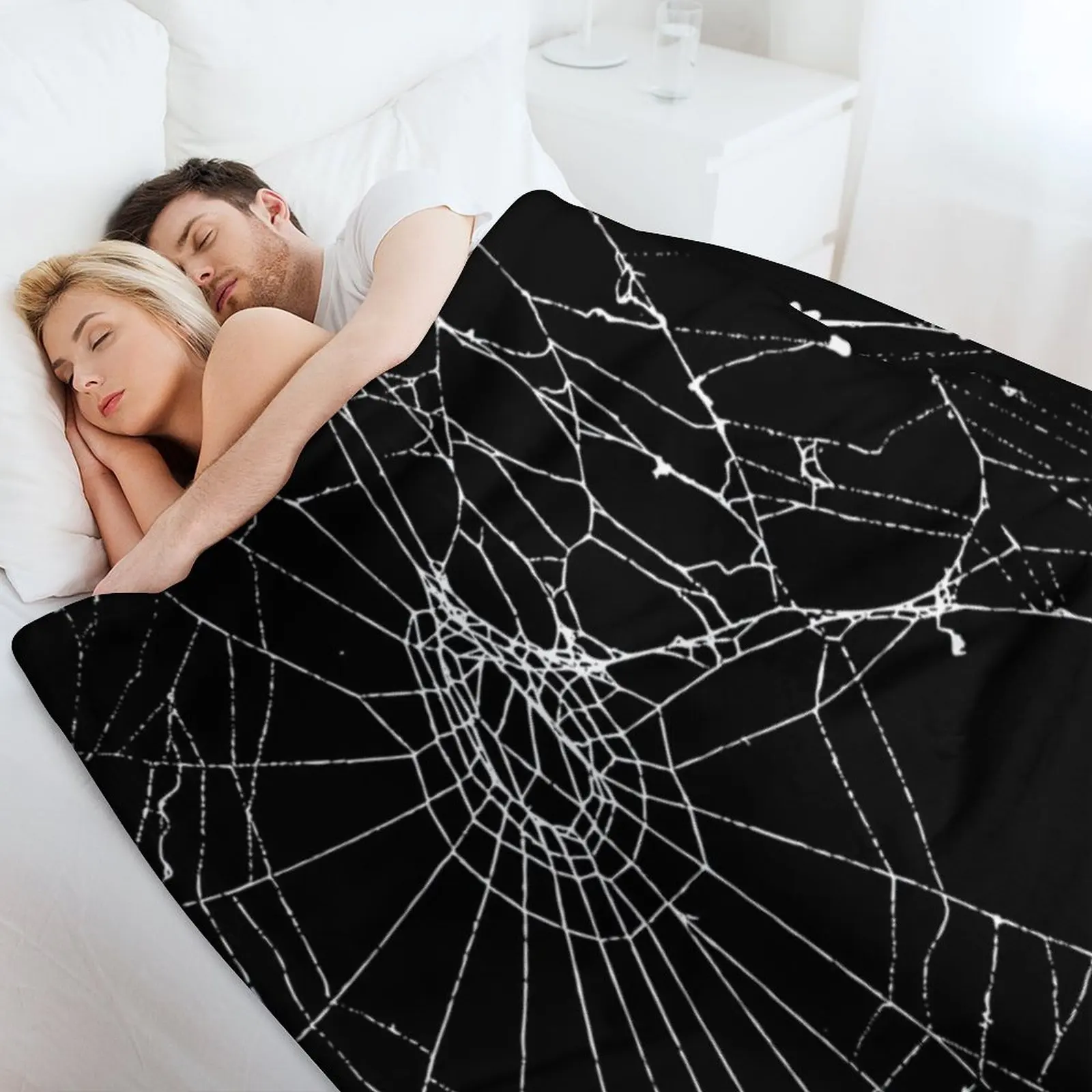 Spider Web Throw Blanket Fluff - 3D Printing Web ulasan dan harga