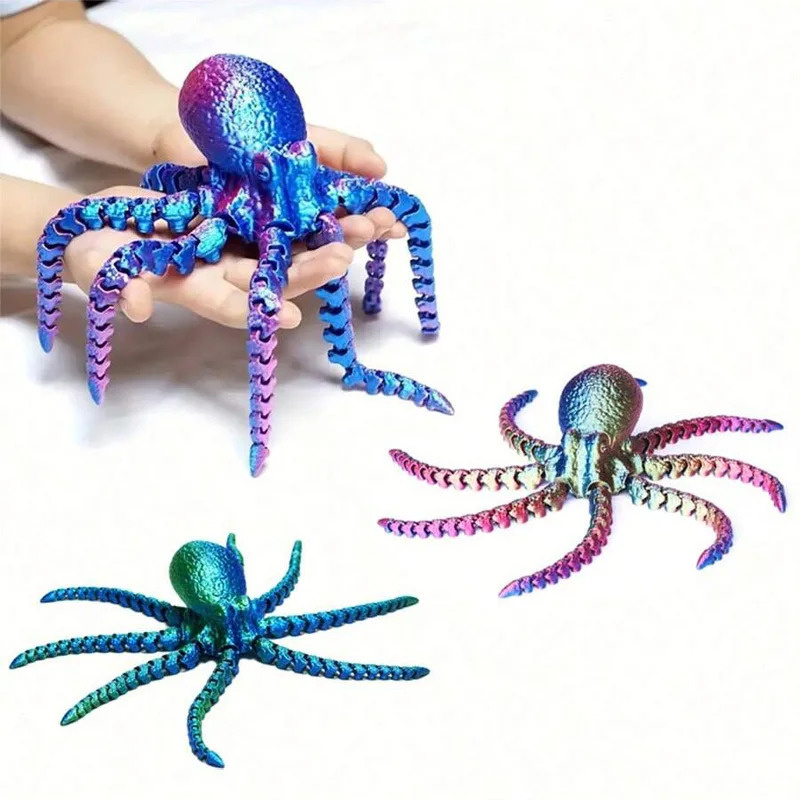 3D Printed Octopus Figurine -  - 3D Printing Drawing ulasan dan harga