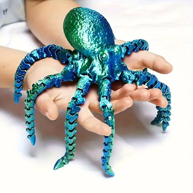 3D Printed Octopus Figurine -  - 3D Printing Drawing ulasan dan harga