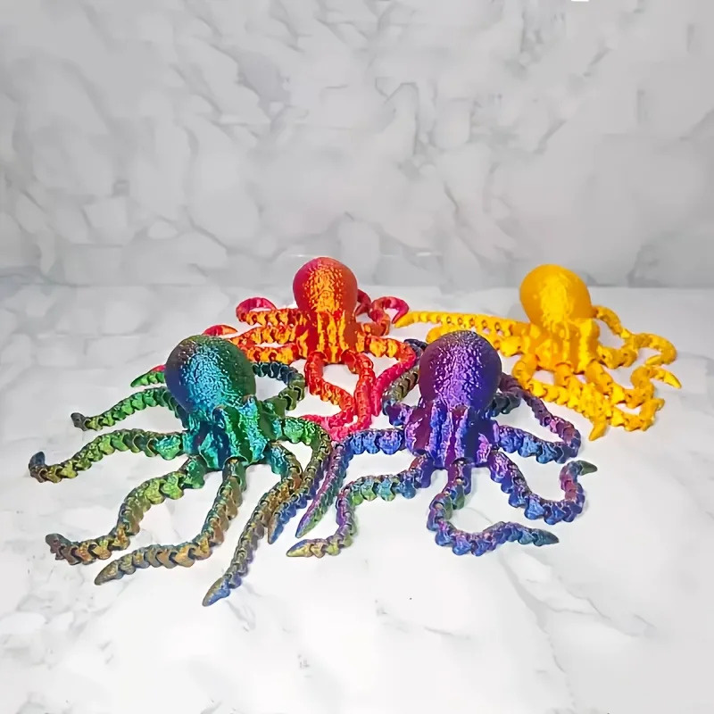 3D Printed Octopus Figurine -  - 3D Printing Drawing ulasan dan harga