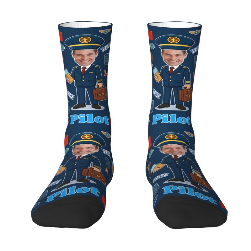 Novelty Men's Funny Pilot Cust - 3D Printing Designing ulasan dan harga