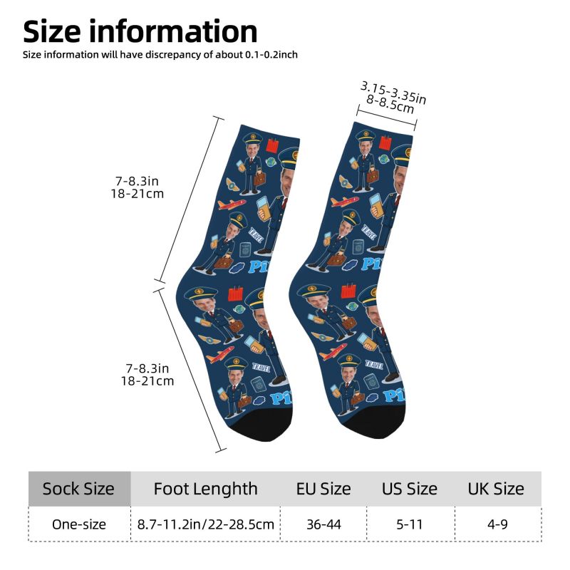 Novelty Men's Funny Pilot Cust - 3D Printing Designing ulasan dan harga