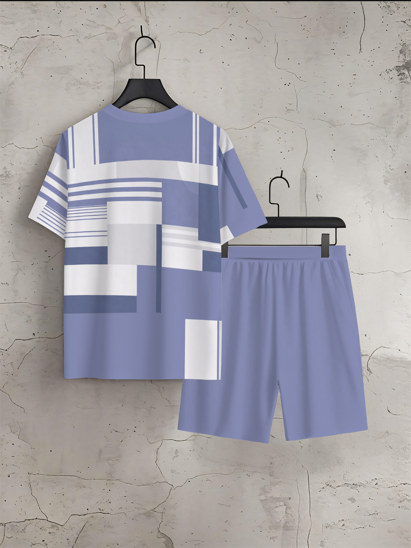 2026 Summer New Men's Short-Sl - 3D Printing Designing ulasan dan harga