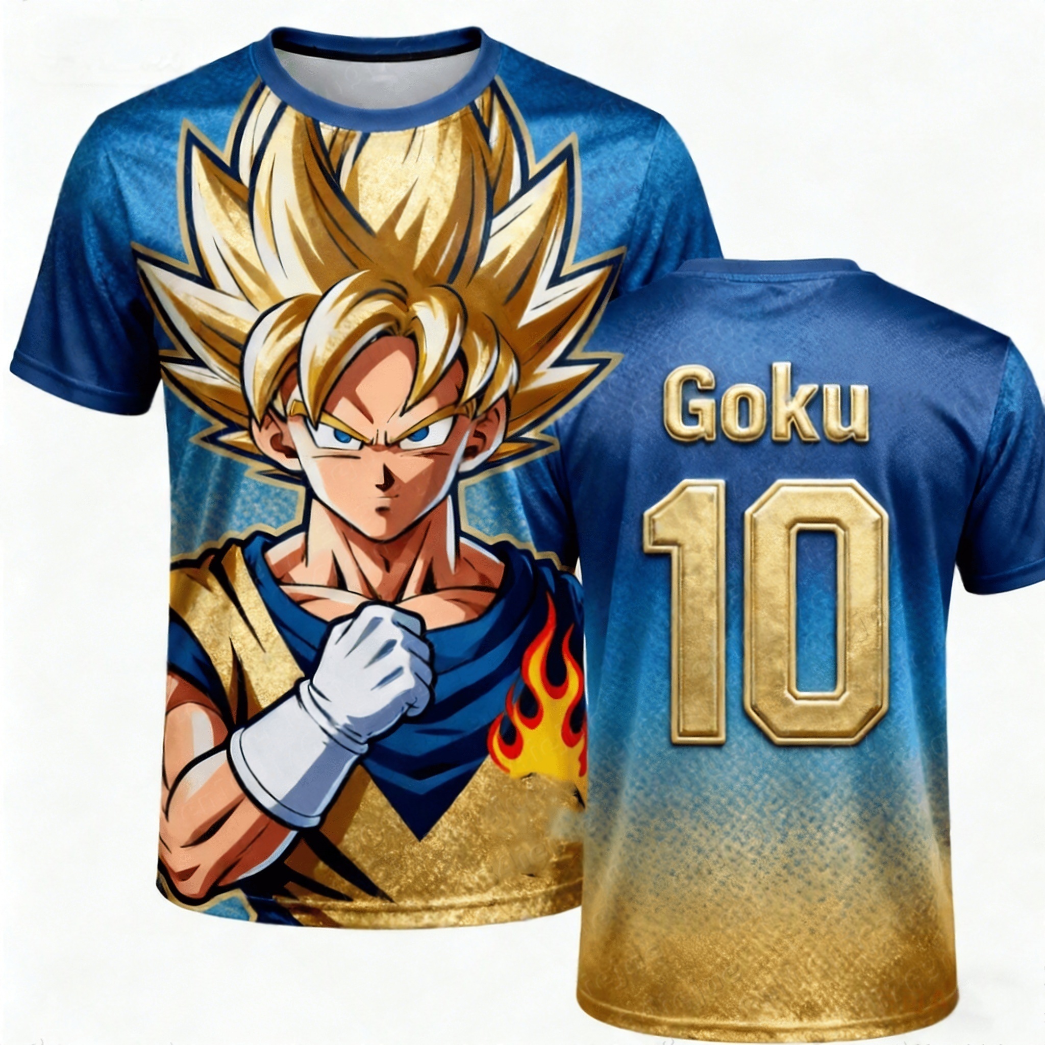 2026 Summer Dragon Ball  3D T- - 3D Printing Gold ulasan dan harga
