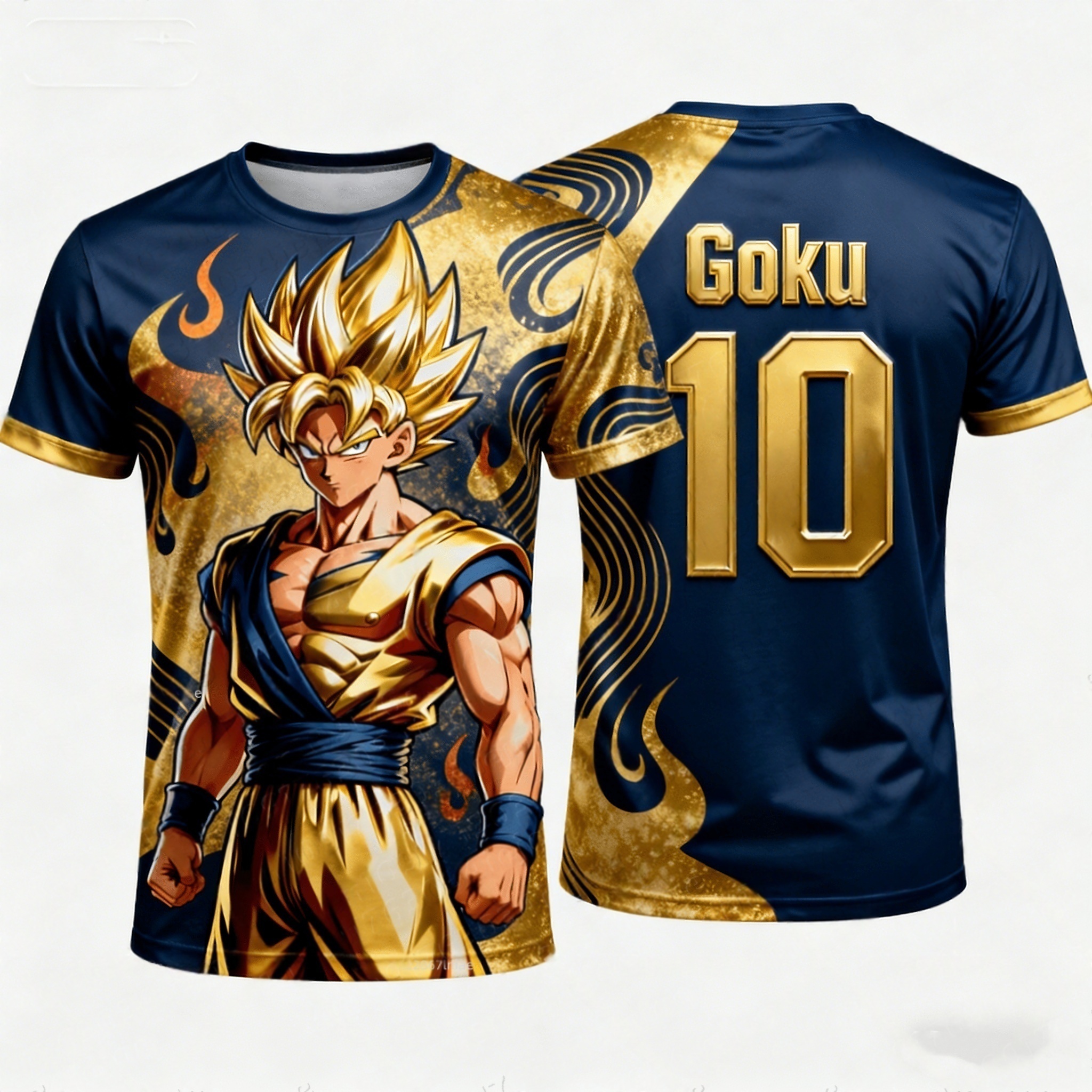 2026 Summer Dragon Ball  3D T- - 3D Printing Gold ulasan dan harga