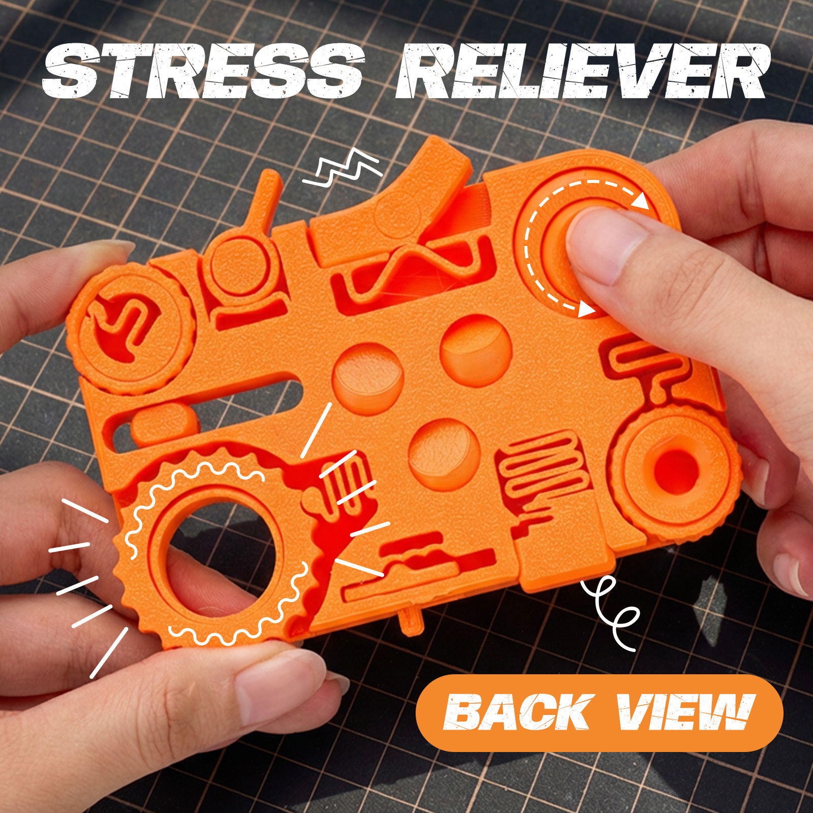 12-in-1 Stress Relief Toy 3D P - 3D Printing Idea ulasan dan harga