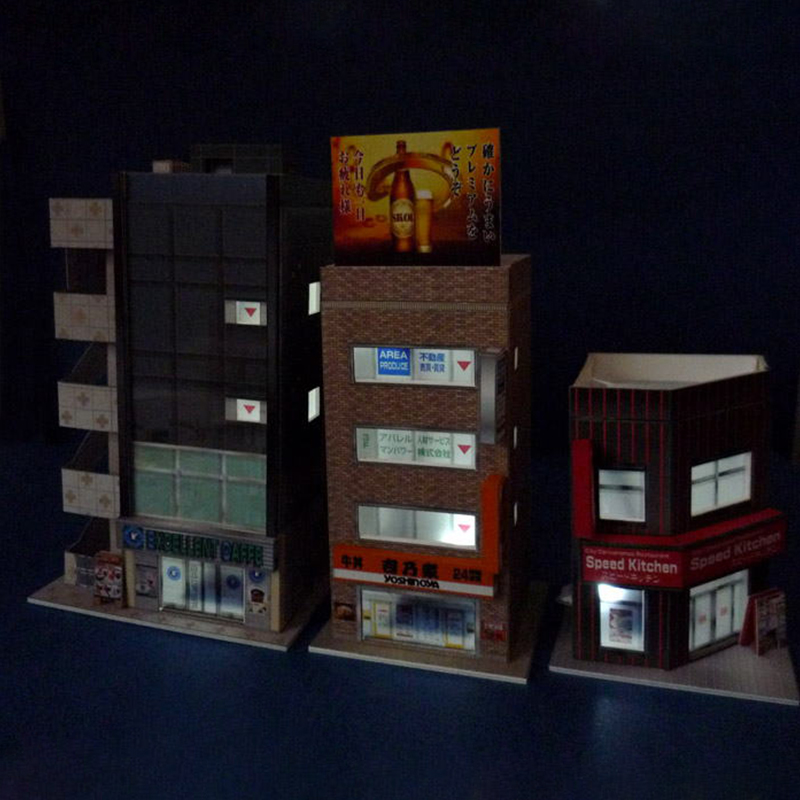 1:150 N-Scale Japanese Buildin - 3D Printing Construction ulasan dan harga