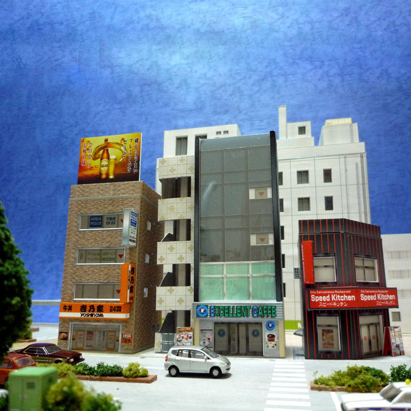 1:150 N-Scale Japanese Buildin - 3D Printing Construction ulasan dan harga