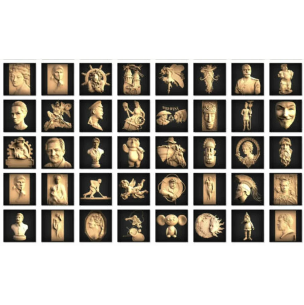 CHARACTERS COLLECTION - More T - 3D Printing Files ulasan dan harga