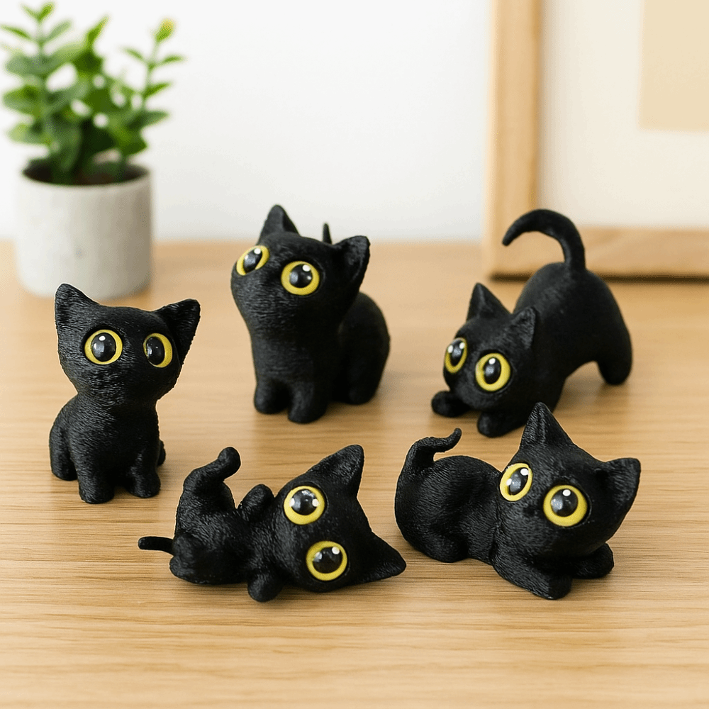 PLA Halloween Cat Anime Figure - 3D Printing Construction ulasan dan harga
