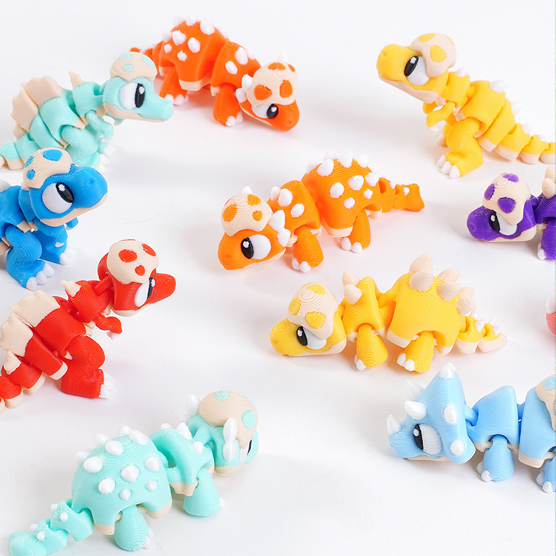 Set 3D Printed Mini Dinosaur T - 3D Printing Idea ulasan dan harga